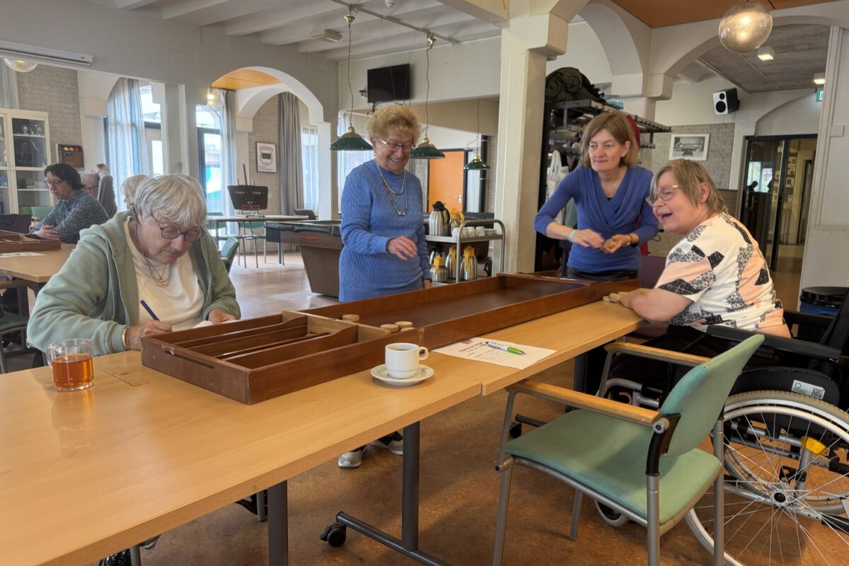 Sjoelen met Aan de bak